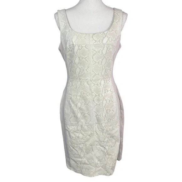 beige snake print dress Beige Snake Print Dress